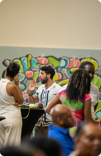 Employee on skateboard in Chemistry offices