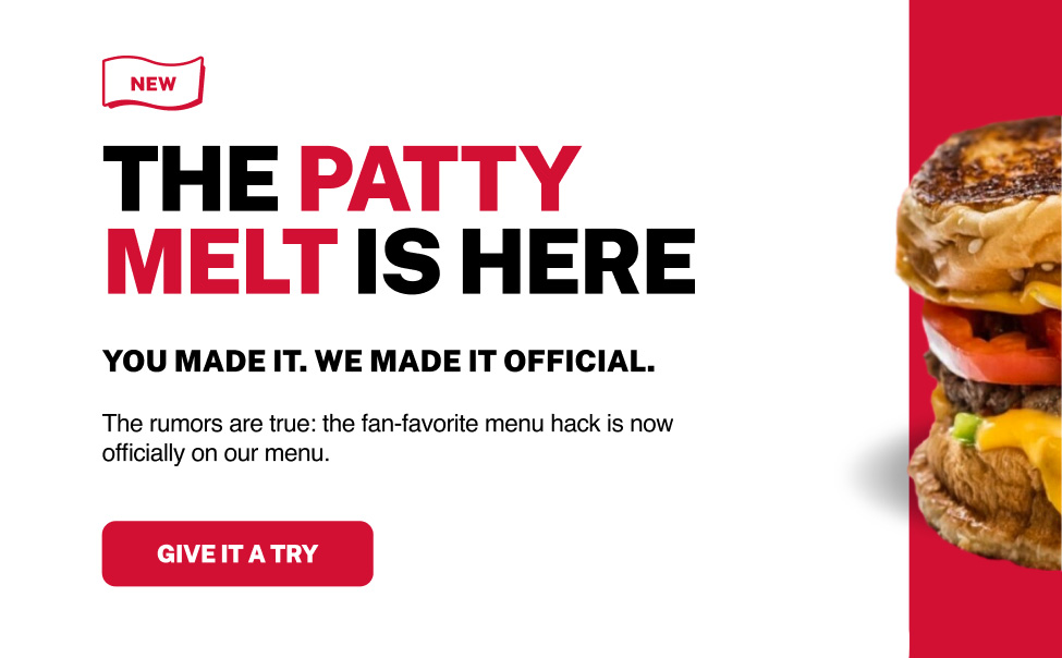 Five Guys Patty Melt Advert Screenshot